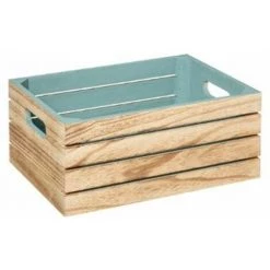 ATMOSPHERA, CRATEUR D'INTRIEUR Lot De 3 Cagettes En Bois "House" 35cm Vert -Petit rangement Soldes Magasin 36881254 4