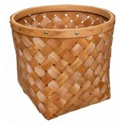 ATMOSPHERA, CRŽATEUR D'INTŽRIEUR Lot De 5 Paniers De Rangement "Bois" 37cm Caramel -Petit rangement Soldes Magasin 36881308 2