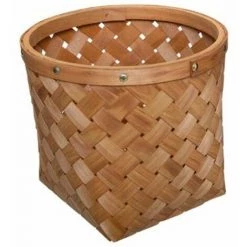 ATMOSPHERA, CRŽATEUR D'INTŽRIEUR Lot De 5 Paniers De Rangement "Bois" 37cm Caramel -Petit rangement Soldes Magasin 36881308 4
