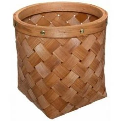 ATMOSPHERA, CRŽATEUR D'INTŽRIEUR Lot De 5 Paniers De Rangement "Bois" 37cm Caramel -Petit rangement Soldes Magasin 36881308 5