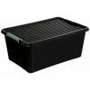 FIVE SIMPLY SMART Boîte De Rangement à Clip "N Box" 40L Noir -Petit rangement Soldes Magasin 36881544 1