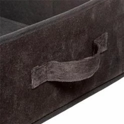 FIVE SIMPLY SMART Boîte De Rangement Velours "Mix N Modul" 31x31cm Gris Foncé -Petit rangement Soldes Magasin 36881644 2