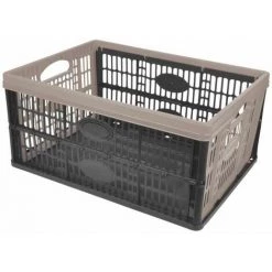 Paris Prix - Caisse Pliante "rangement" 32l Taupe