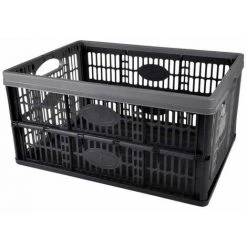 Paris Prix - Caisse Pliante "rangement" 32l Gris