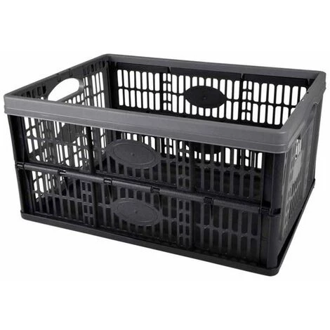 Paris Prix - Caisse Pliante "rangement" 32l Gris 3 Paris Prix - Caisse Pliante "rangement" 32l Gris
