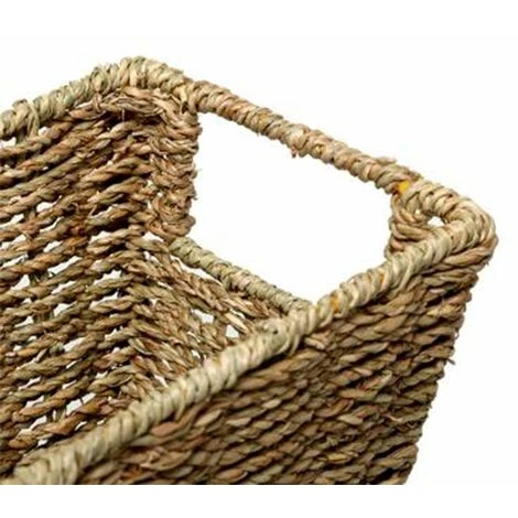 FIVE SIMPLY SMART Panier De Rangement "Seagrass" 15x31cm Naturel 4 FIVE SIMPLY SMART Panier De Rangement "Seagrass" 15x31cm Naturel – Image 2