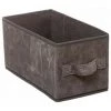 FIVE SIMPLY SMART Boîte De Rangement Velours "Mix N Modul" 15x31cm Gris Foncé 1 FIVE SIMPLY SMART Boîte De Rangement Velours "Mix N Modul" 15x31cm Gris Foncé -Petit rangement Soldes Magasin 36892768 1