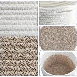 BRIDAY Panier à Plantes Lot De 2 Paniers à Fleurs En Corde Tissé Paniers De Rangement Multifonctionnels En Jute Robuste Avec Poignées Pratiques Organisateur De Rangement 11 X 11 Panier De Sol Pour Plantes Pot De Fleurs D'intérieur 9 BRIDAY Panier à Plantes Lot De 2 Paniers à Fleurs En Corde Tissé Paniers De Rangement Multifonctionnels En Jute Robuste Avec Poignées Pratiques Organisateur De Rangement 11 X 11 Panier De Sol Pour Plantes Pot De Fleurs D'intérieur -Petit rangement Soldes Magasin 37008476 3