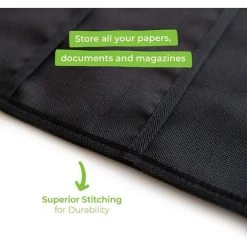 TRIOMPHE Organiseur De Dossiers Mural, 10 Poches, Noir, Porte Revue Mural Pour Le Bureau, La Maison Et Les Études -Petit rangement Soldes Magasin 37009599 3