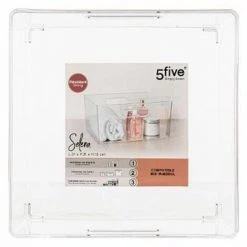 FIVE SIMPLY SMART Panier De Rangement "Selena" 31x15cm Transparent 7 FIVE SIMPLY SMART Panier De Rangement "Selena" 31x15cm Transparent -Petit rangement Soldes Magasin 37243382 3