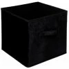 FIVE SIMPLY SMART Boîte De Rangement Carrée Velours "Mix N Modul" 31x31cm Noir 1 FIVE SIMPLY SMART Boîte De Rangement Carrée Velours "Mix N Modul" 31x31cm Noir -Petit rangement Soldes Magasin 37346805 1