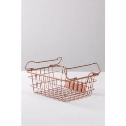 Panier De Rangement Zebat SKLUM Acier - Or Rose Moyen 9 Panier De Rangement Zebat SKLUM Acier - Or Rose Moyen -Petit rangement Soldes Magasin 37392780 3