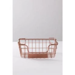 Panier De Rangement Zebat SKLUM Acier - Or Rose Moyen 11 Panier De Rangement Zebat SKLUM Acier - Or Rose Moyen -Petit rangement Soldes Magasin 37392780 5