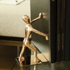 THSINDE Serre-livres Créatif, 1 Paire De Serre-livres En Acier Inoxydable Serre-livres Pour La Décoration De La Maison -Petit rangement Soldes Magasin 37487159 4