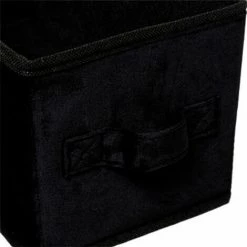 FIVE SIMPLY SMART Boîte De Rangement Velours "Mix N Modul" 15x31cm Noir -Petit rangement Soldes Magasin 37540854 2