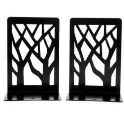 BETTERLIFE Serre Livre, Cale Livre En Métal, Serre Livres Noir, Serre-Livres, Innovant Presse Livre(1 Paire)- Bloc Livre Pour Enfants, Bureaux, Écoles, Salons, Librairie Et Bibliothèque