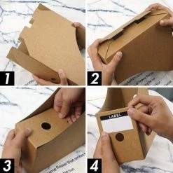 BETTERLIFE Lot De 8 Porte-revues En Papier Kraft - Porte-revues En Carton - Porte-revues Pour Fichiers, Dossiers, Papeterie, Fournitures De Bureau -Petit rangement Soldes Magasin 37660722 3