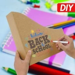 BETTERLIFE Lot De 8 Porte-revues En Papier Kraft - Porte-revues En Carton - Porte-revues Pour Fichiers, Dossiers, Papeterie, Fournitures De Bureau -Petit rangement Soldes Magasin 37660722 5