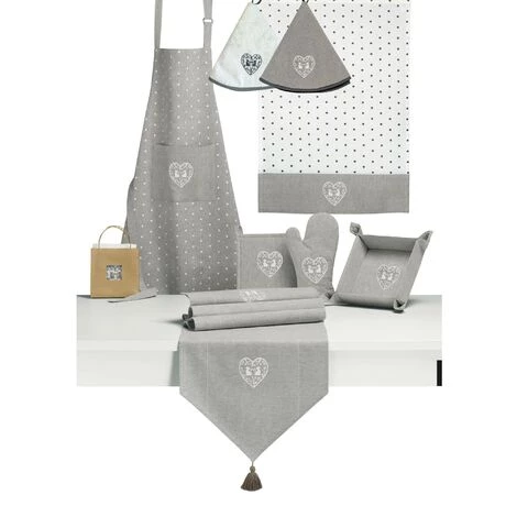 Corbeille à Pain Brodé Duo De Chats Ombre 20 X 20 X 7 Cm Winkler - OMBRE 4 Corbeille à Pain Brodé Duo De Chats Ombre 20 X 20 X 7 Cm Winkler - OMBRE – Image 2