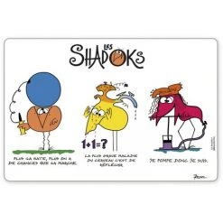 Set De Table Shadoks 3 Devises Assortis 30 X 45 Cm Winkler - ASSORTIS -Petit rangement Soldes Magasin 37884129 3