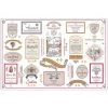 Set De Table Multi-étiquettes Bordeaux Multico 30 X 45 Cm Winkler - MULTICO -Petit rangement Soldes Magasin 37884237 1