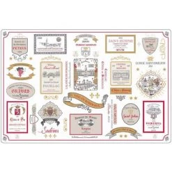 Set De Table Multi-étiquettes Bordeaux Multico 30 X 45 Cm Winkler - MULTICO 5 Set De Table Multi-étiquettes Bordeaux Multico 30 X 45 Cm Winkler - MULTICO -Petit rangement Soldes Magasin 37884237 2