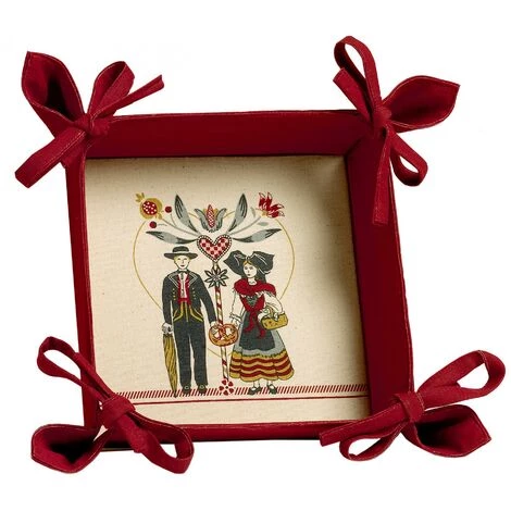 Corbeille à Pain Boem Beige 20 X 20 X 7 Cm Winkler - BEIGE 3 Corbeille à Pain Boem Beige 20 X 20 X 7 Cm Winkler - BEIGE