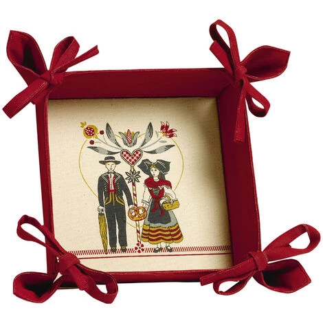 Corbeille à Pain Boem Beige 20 X 20 X 7 Cm Winkler - BEIGE 4 Corbeille à Pain Boem Beige 20 X 20 X 7 Cm Winkler - BEIGE – Image 2