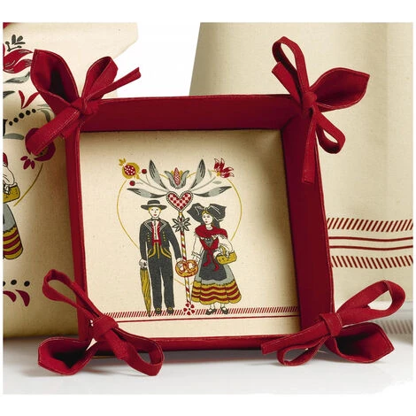 Corbeille à Pain Boem Beige 20 X 20 X 7 Cm Winkler - BEIGE 5 Corbeille à Pain Boem Beige 20 X 20 X 7 Cm Winkler - BEIGE – Image 3