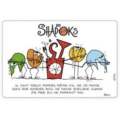 Set De Table Shadoks Il Vaut Mieux Pomper Assortis 30 X 45 Cm Winkler - ASSORTIS -Petit rangement Soldes Magasin 37885225 2