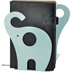 ECHOO 1 Paire De Serre-livres D'éléphant De Bande Dessinée, Serre-livres Décoratifs Mignons Pour L'école De Bureau (bleu) -Petit rangement Soldes Magasin 38713684 4