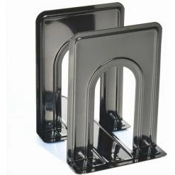 AIDUCHO Ends Universal Premium Serre-Livres Pour Étagères, Serre-Livres Antidérapant, Serre-Livres En Métal Robuste, Bouchon De Livre Pour Livres/Films/CD/Jeux Vidéo, 6 X 4,6 X 6 Po, Noir