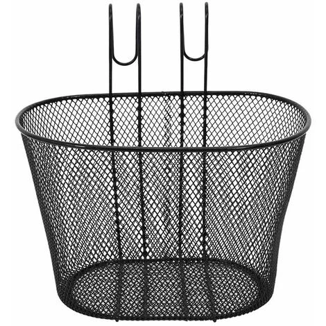 Paris Prix - Panier En Métal Déco "vélo" 32cm Noir 4 Paris Prix - Panier En Métal Déco "vélo" 32cm Noir – Image 2