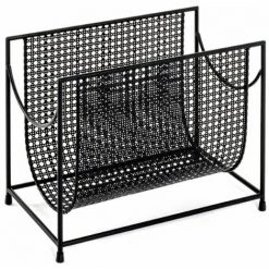 Paris Prix - Porte-revues En Acier "laqué" 37cm Noir