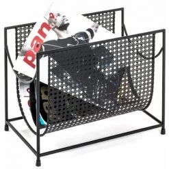 Paris Prix - Porte-revues En Acier "laqué" 37cm Noir 9 Paris Prix - Porte-revues En Acier "laqué" 37cm Noir -Petit rangement Soldes Magasin 39114654 4