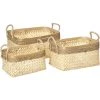 Atmosphera - Set De 3 Paniers De Rangement En Bambou Et Roseau 2 Atmosphera - Set De 3 Paniers De Rangement En Bambou Et Roseau -Petit rangement Soldes Magasin 39438057 1