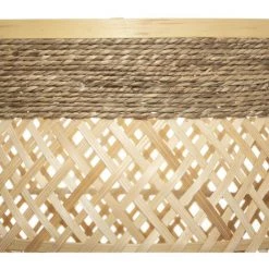 Atmosphera - Set De 3 Paniers De Rangement En Bambou Et Roseau - Bambou -Petit rangement Soldes Magasin 39438066 2