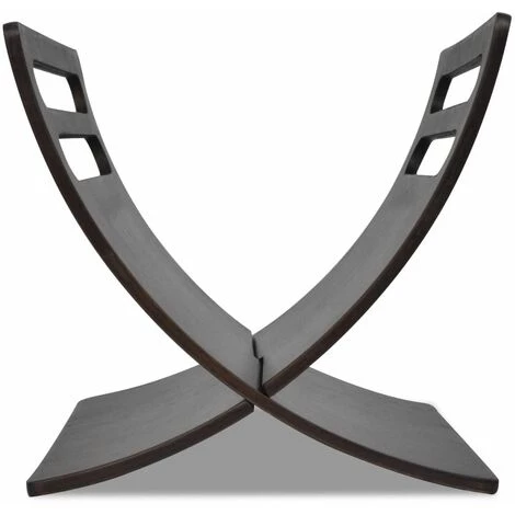 ASUPERMALL Porte-revue En Bois Marron 4 ASUPERMALL Porte-revue En Bois Marron – Image 2