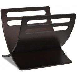 ASUPERMALL Porte-revue En Bois Marron 9 ASUPERMALL Porte-revue En Bois Marron -Petit rangement Soldes Magasin 39442646 3