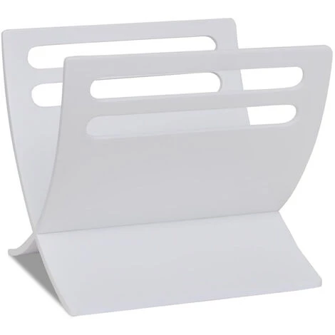 ASUPERMALL Porte-revue En Bois Blanc 6 ASUPERMALL Porte-revue En Bois Blanc – Image 4