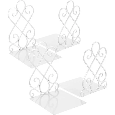ECHOO Serre-livres, Serre-livres Pour étagères Serre-livres En Métal Support De Livre Décoratif Robuste Antidérapant Pour Cadeau D'organisateur De Bibliothèque Scolaire De Bureau, 7 X 6,1 X 8,6 Pouces Brun (2 Paires) 3 ECHOO Serre-livres, Serre-livres Pour étagères Serre-livres En Métal Support De Livre Décoratif Robuste Antidérapant Pour Cadeau D'organisateur De Bibliothèque Scolaire De Bureau, 7 X 6,1 X 8,6 Pouces Brun (2 Paires)