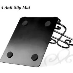 ECHOO Serre-livres, Serre-livres Pour étagères Serre-livres En Métal Support De Livre Décoratif Robuste Antidérapant Pour Cadeau D'organisateur De Bibliothèque Scolaire De Bureau, 7 X 6,1 X 8,6 Pouces Brun (2 Paires) -Petit rangement Soldes Magasin 39712051 3