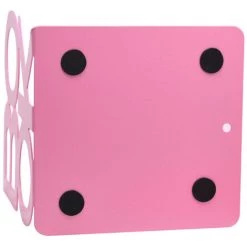 ASUPERMALL Bookends Metalliques Livre Decoratif Antiderapant Support Support 4.9 X 5,1 X 5,5 Pouces Titulaire De La Tablette D'Etagere De Livres De Livres D'Attelage Organisateur De Bureau Pour Accessoires De Papeterie A La Maison Shcool Office 1 Paire, Rose -Petit rangement Soldes Magasin 39860976 3