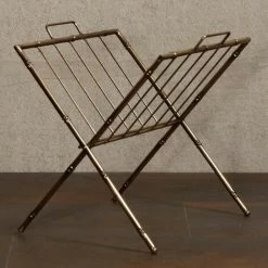 CHEHOMA Porte Revues Doré 37x31x36cm - Doré 7 CHEHOMA Porte Revues Doré 37x31x36cm - Doré -Petit rangement Soldes Magasin 39889816 3