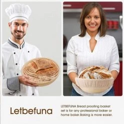 ABCRITAL Paniers De Levage, Paniers De Levage Avec Insert En Lin, Paniers De Levage Ronds, Bol À Pain, Panier De Levage En Forme De Pain Rond, Grattoir À Pâte, Moule À Pain, Panier De Levage En Forme De Pain Rond 10 ABCRITAL Paniers De Levage, Paniers De Levage Avec Insert En Lin, Paniers De Levage Ronds, Bol À Pain, Panier De Levage En Forme De Pain Rond, Grattoir À Pâte, Moule À Pain, Panier De Levage En Forme De Pain Rond -Petit rangement Soldes Magasin 40002099 4