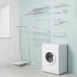 COMPACTOR Panier De Rangement Mural - Blanc 10 COMPACTOR Panier De Rangement Mural - Blanc -Petit rangement Soldes Magasin 40203314 4