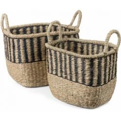 COMPACTOR Lot 2 X Panier De Rangement - Noir