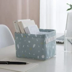 BEARSU Petits Paniers De Rangement, 4 Paquets Mini Bacs De Rangement Carrés Pliables Avec Poignée Bacs De Rangement En Lin Naturel Et Coton Paniers De Rangement Pour Salle De Bain 9 BEARSU Petits Paniers De Rangement, 4 Paquets Mini Bacs De Rangement Carrés Pliables Avec Poignée Bacs De Rangement En Lin Naturel Et Coton Paniers De Rangement Pour Salle De Bain -Petit rangement Soldes Magasin 40296465 3