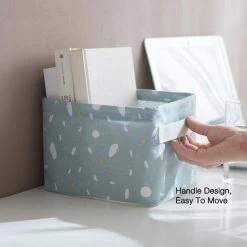 BEARSU Petits Paniers De Rangement, 4 Paquets Mini Bacs De Rangement Carrés Pliables Avec Poignée Bacs De Rangement En Lin Naturel Et Coton Paniers De Rangement Pour Salle De Bain 11 BEARSU Petits Paniers De Rangement, 4 Paquets Mini Bacs De Rangement Carrés Pliables Avec Poignée Bacs De Rangement En Lin Naturel Et Coton Paniers De Rangement Pour Salle De Bain -Petit rangement Soldes Magasin 40296465 5