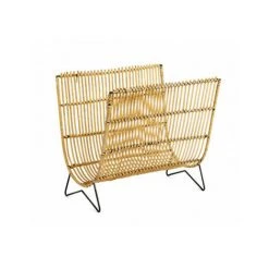 WADIGA Porte Revues En Bambou Et Rotin - Bois -Petit rangement Soldes Magasin 40527042 4